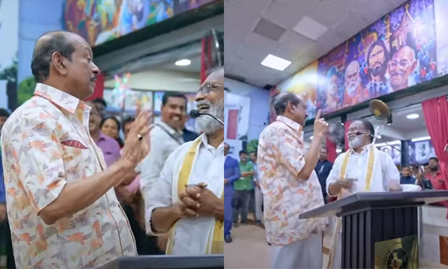 M A Yusuff Ali Says to remove his photo from the prayer hall of pathanapuram gandhi bhavan M A Yusuff Ali Says to remove his photo from the prayer hall of pathanapuram gandhi bhavan