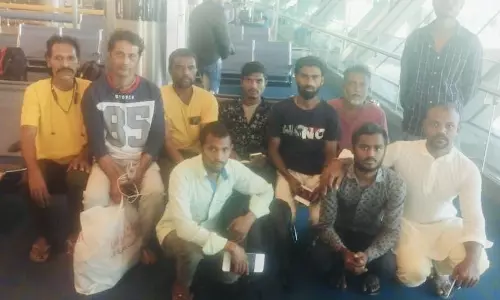 കത്തിനശിച്ച ചരക്ക്​ കപ്പലിലെ തൊഴിലാളികളെ​ നാട്ടിലേക്കയച്ചു