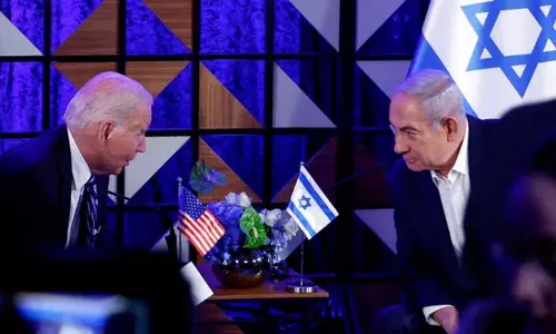 us president Joe Biden and benjamin netanyahu
