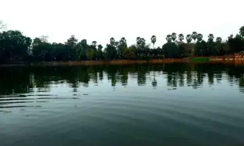Pond in Bihar stolen