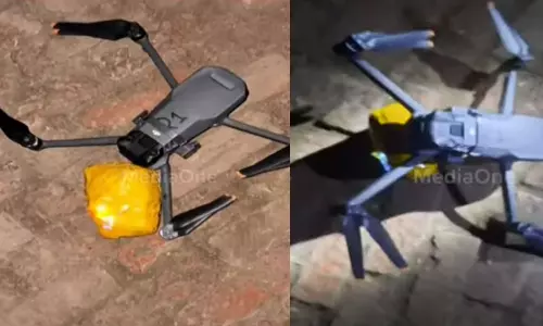 മയക്കുമരുന്ന് കടത്ത്; പാക് അതിർത്തിയിൽ നിന്ന് വന്ന ഡ്രോൺ സുരക്ഷാസേന വെടിവെച്ച് വീഴ്ത്തി