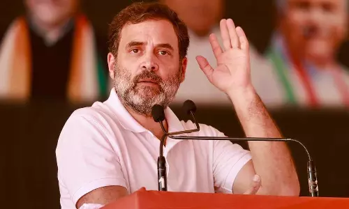 പെൺകുട്ടികളുടെ കണ്ണീരിനേക്കാൾ വലുതാണോ രാഷ്ട്രീയ നേട്ടം; ഗുസ്തി താര‌ങ്ങളുടെ പ്രതിഷേധത്തിൽ മോദിക്കെതിരെ രാഹുൽ ഗാന്ധി