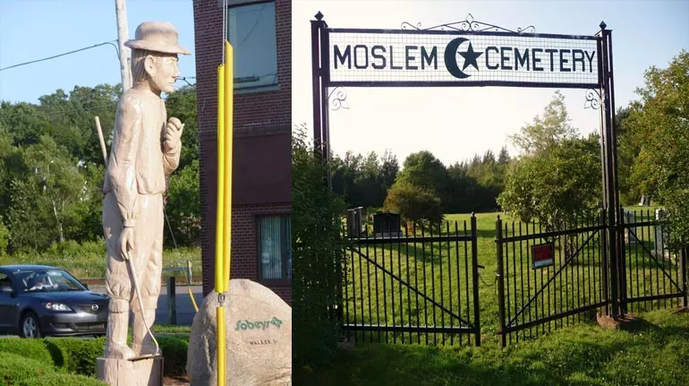 സാല്‍മണ്‍ നദി കടലില്‍ പതിക്കുന്നതിനു മുന്‍പ് ട്രൂറോയില്‍ കൂടി ഒഴുകി ഫണ്ടി ഉള്‍ക്കടലില്‍ (Bay of Fundi)  പതിക്കുന്നു.