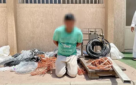 ചെമ്പ് കേബിൾ മോഷണം നടത്തിയതിന് നാല് പേർ അറസ്റ്റിലായി