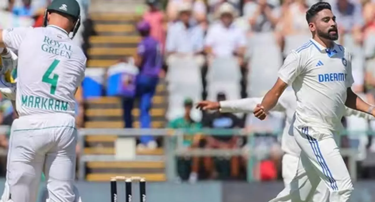 കരുത്തുകാട്ടി സിറാജും ബുമ്രയും; കേപ്ടൗൺ ടെസ്റ്റിൽ ദക്ഷിണാഫ്രിക്കക്ക് ബാറ്റിങ് തകർച്ച