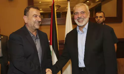 ismail haniyeh and saleh al arouri