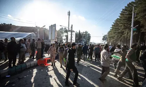 ഇരട്ട സ്ഫോടനത്തിൽ വിറങ്ങലിച്ച് ഇറാൻ; കൊല്ലപ്പെട്ടവരുടെ എണ്ണം 103​ കടന്നു