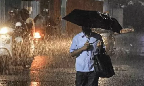 Change in rain warning in five district state