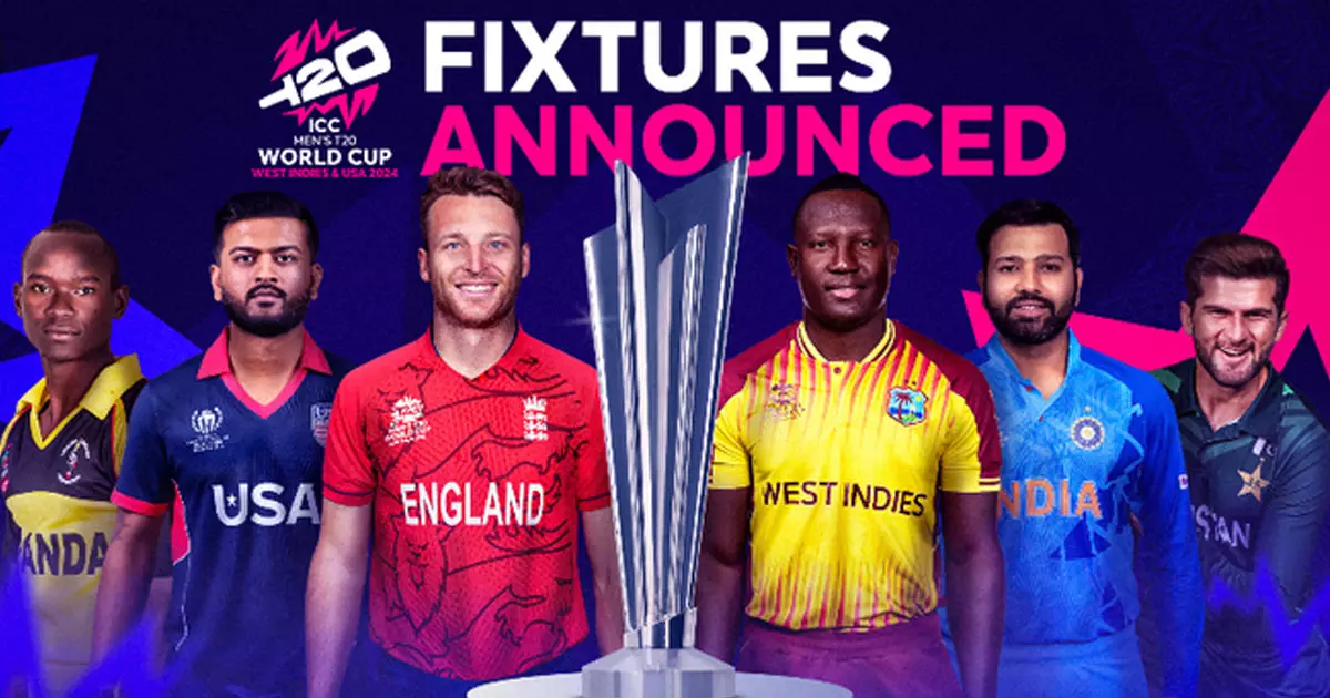 ICC has released the Mens T20 World Cup 2024 schedule ICC has released the Mens T20 World Cup 2024 schedule