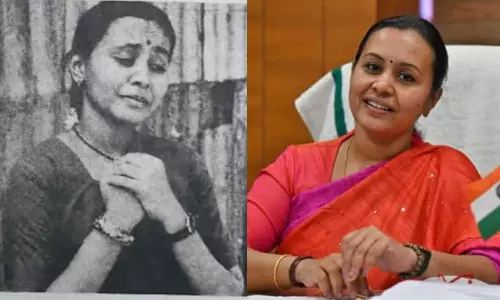 MLA shared Veena Georges Kalotsavam picture