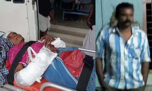 ചക്ക പാകം ചെയ്തുനല്കിയില്ല; അമ്മയുടെ കൈ തല്ലിയൊടിച്ച് യുവാവ്, അറസ്റ്റ് ചക്ക പാകം ചെയ്തുനല്കിയില്ല; അമ്മയുടെ കൈ തല്ലിയൊടിച്ച് യുവാവ്, അറസ്റ്റ്