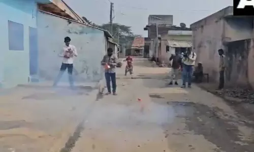 Witness welcomes SC verdict in Bilkis Bano case as relatives burst firecrackers in Gujarats Devgadh Baria town in Dahod district, Bilkis Bano relatives burst firecrackers in Gujarat