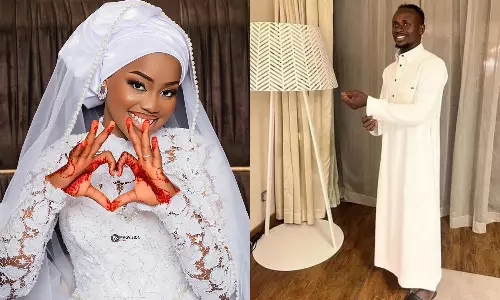 Senegal National Footballer Sadio Mane Marries lover Aisha Tamba