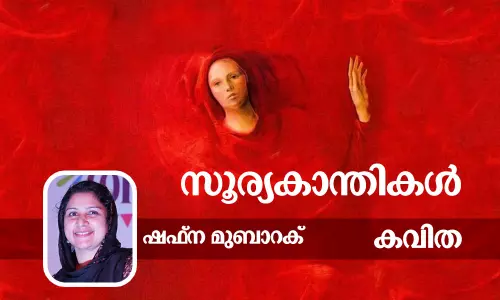 സൂര്യകാന്തികള്‍, കവിത, ഷഫ്ന മുബാറക്