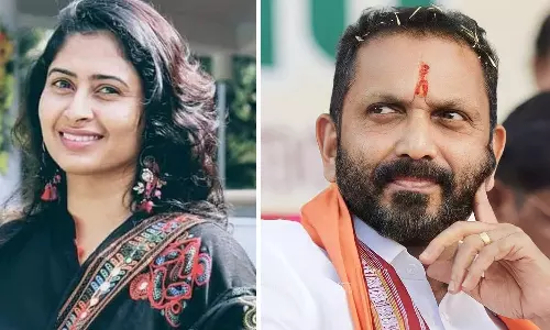 aisha lakshadweep and k surendran