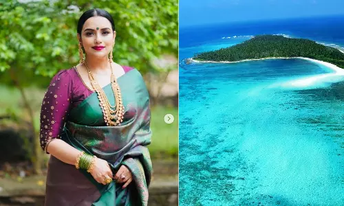 Shweta Menon invites tourists to Lakshadweep