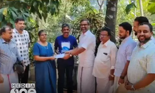Binu, a native of Nadapuram, left the country thanking those who helped him in his miserable life, Binu reaches back home after miserable days in Oman