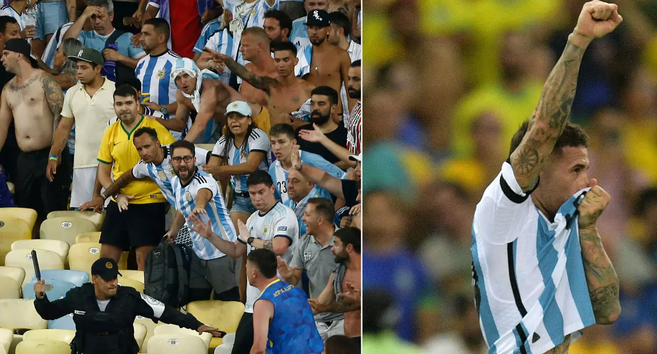 മാറക്കാനയിലെ ആരാധക ഏറ്റുമുട്ടൽ; അർജന്റീനക്കും ബ്രസീലിനും പിഴ ശിക്ഷവിധിച്ച് ഫിഫ