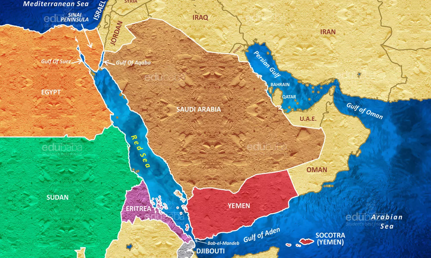 ചെങ്കടല്- ചിത്രത്തിന് കടപ്പാട്: എഡ്യുബാബ ചെങ്കടല്- ചിത്രത്തിന് കടപ്പാട്: എഡ്യുബാബ