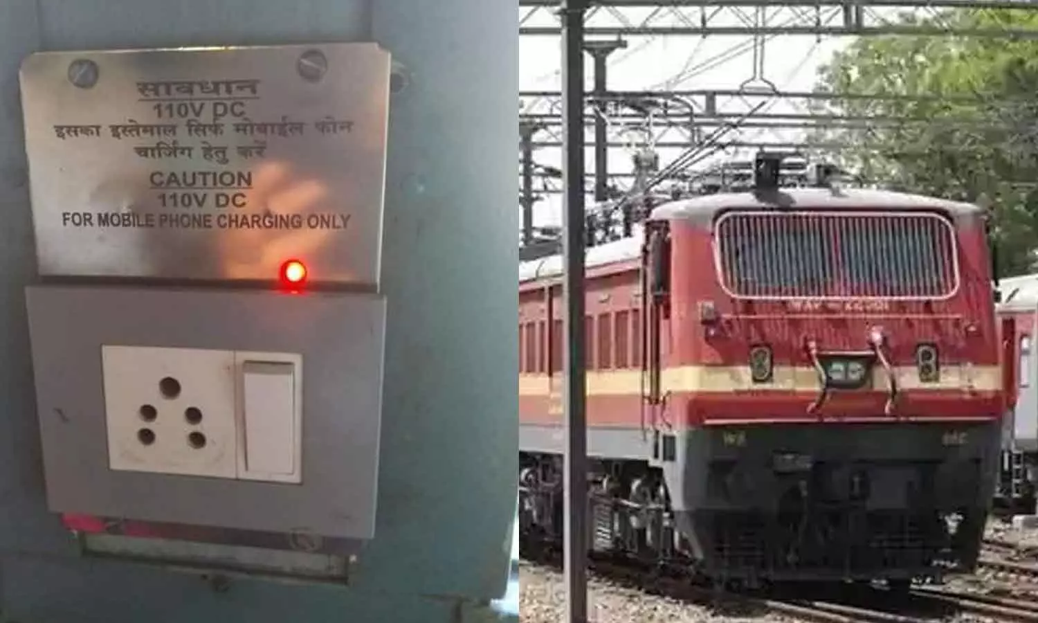 Man plugs kettle in trains mobile charging point to boil water