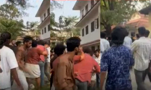 SFI-fraternity clash at Maharajas College Nine people were injured