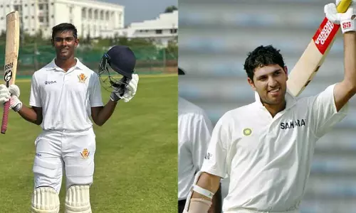 404 നോട്ടൗട്ട്; കൂച്ച് ബെഹാർ ട്രോഫിയിൽ ചരിത്രം കുറിച്ച് കർണാടക താരം