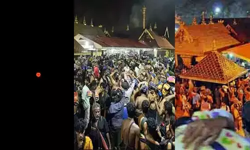 Devotees saw Makaravilak at Ponnambalamedu