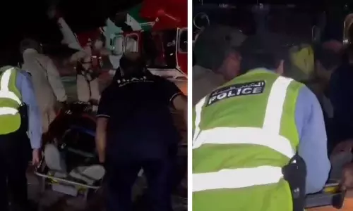 ഷാർജ മരുഭൂമിയിൽ സൈക്കിൾ അപകടത്തിൽ പരിക്കേറ്റ പ്രവാസിയെ ഹെലികോപ്റ്ററിലെത്തി രക്ഷിച്ചു