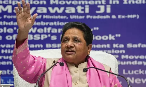 ബി.എസ്‌.പി ഒറ്റയ്ക്ക് മത്സരിക്കും: യു.പിയിൽ ത്രികോണ മത്സരത്തിന് കളമൊരുങ്ങുന്നു