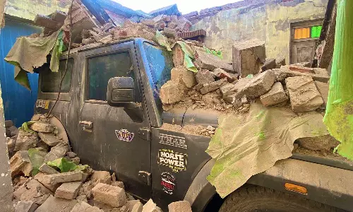 mahindra thar accident