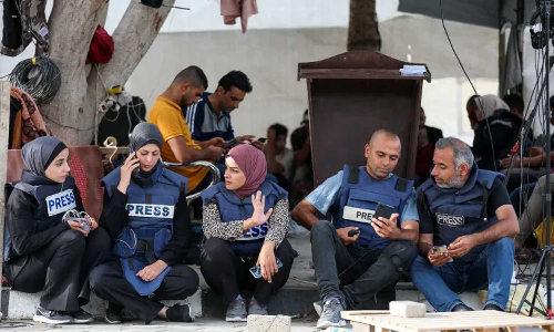 Palestine journalists