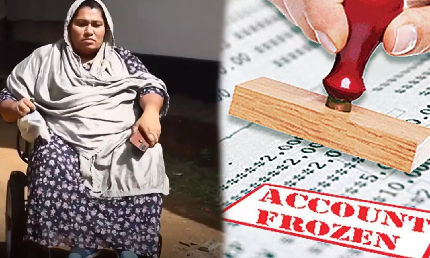 sbibankaccount,account frozen,ബാങ്ക്അക്കൗണ്ട് മരവിപ്പിക്കല്‍,പാലക്കാട്,നൗഷിജ ,palakkad,police