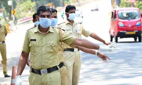 police cheking kerala