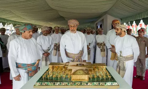 Sultan Haitham Bin Tariq Lays Foundation Stone for Oman Cultural Complex Project