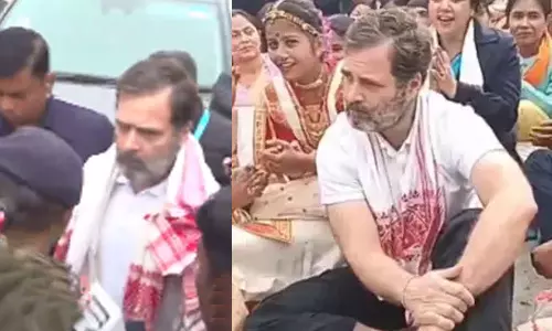 Rahul Gandhi stopped and denied entry into famous Assam shrine and temple