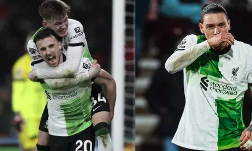 ജോട്ടയും ന്യൂനസും തിളങ്ങി; തകർപ്പൻ ജയവുമായി ലിവർപൂൾ തലപ്പത്ത്