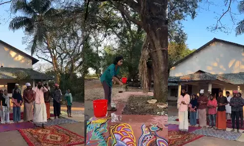 Different Protest With Namaz and Azan at Thrissur School of Drama on Ram Temple Consecration Day