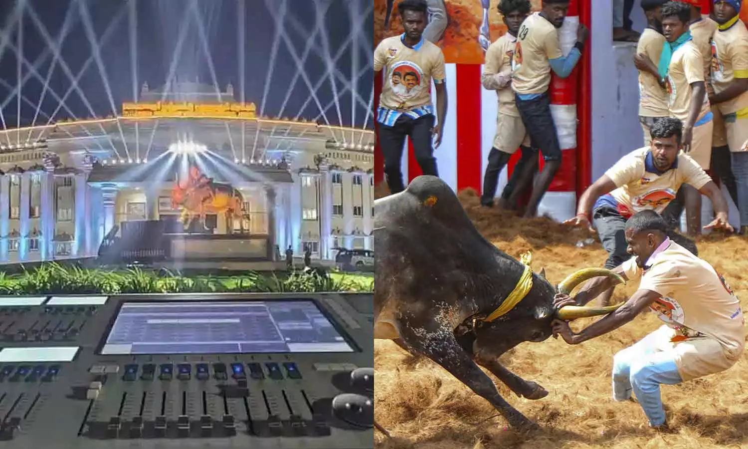 ജല്ലിക്കെട്ട് മത്സരങ്ങൾ ഇനി ഐപിഎൽ മാതൃകയിൽ; ലോകോത്തര സ്റ്റേഡിയം തുറന്ന് തമിഴ്നാട്