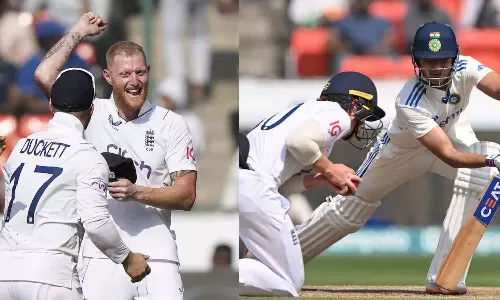 ഏഴു വിക്കറ്റുകൾ വീണു; ഹൈദരാബാദ് ടെസ്റ്റിൽ ഇന്ത്യ തോൽവിയിലേക്ക്