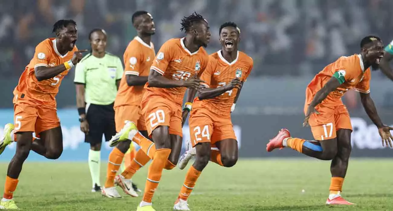 ക്ലൈമാക്‌സിൽ സെനഗൽ വീണു; ഐവറികോസ്റ്റ് ആഫ്‌കോൺ ക്വാർട്ടറിൽ