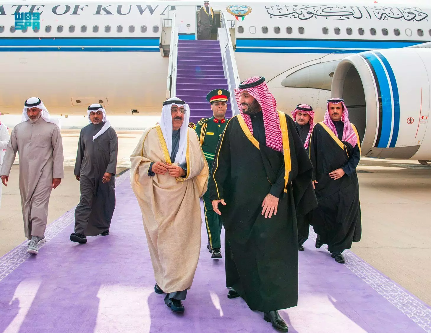 Kuwaits Emir Sheikh Meshal Al-Ahmad Al-Jaber Al-Sabah Bolsters Ties with Saudi Arabia on State Visit Kuwaits Emir Sheikh Meshal Al-Ahmad Al-Jaber Al-Sabah Bolsters Ties with Saudi Arabia on State Visit