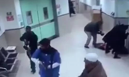 Three people were killed in an attack by Israeli forces disguised as Palestinians on a hospital in Jenin in the occupied West Bank.