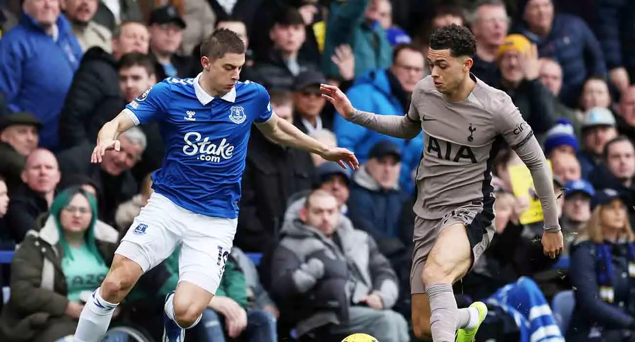 ഇഞ്ചുറി ടൈം ഗോളിൽ ടോട്ടനത്തെ സമനിലയിൽ തളച്ച് എവർട്ടൻ