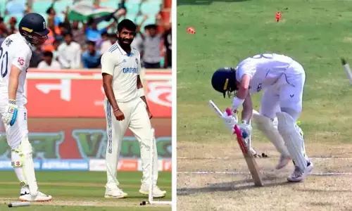 ബുംബും ബുമ്ര, പോപ്പിനെ ക്ലീൻബൗൾഡാക്കി ബുമ്രയുടെ ഒന്നൊന്നര യോർക്കർ; വീഡിയോ കാണാം