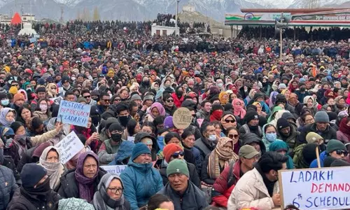 LadakhProtest,statehood, Sixth Schedule,Complete shutdown,Ladakh,latest national news,ലഡാക്,സംസ്ഥാന പദവി,ലഡാക്ക് പ്രതിഷേധം