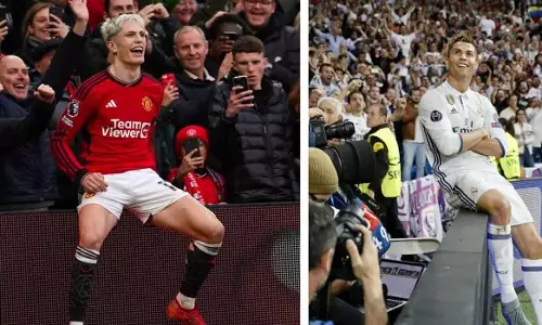 ക്രിസ്റ്റ്യാനോ സെലിബ്രേഷനോ കുദൂസിനുള്ള മറുപടിയോ; ഗർണാചോയുടെ ഗോൾ ആഘോഷ കാരണം ഇതാണ്