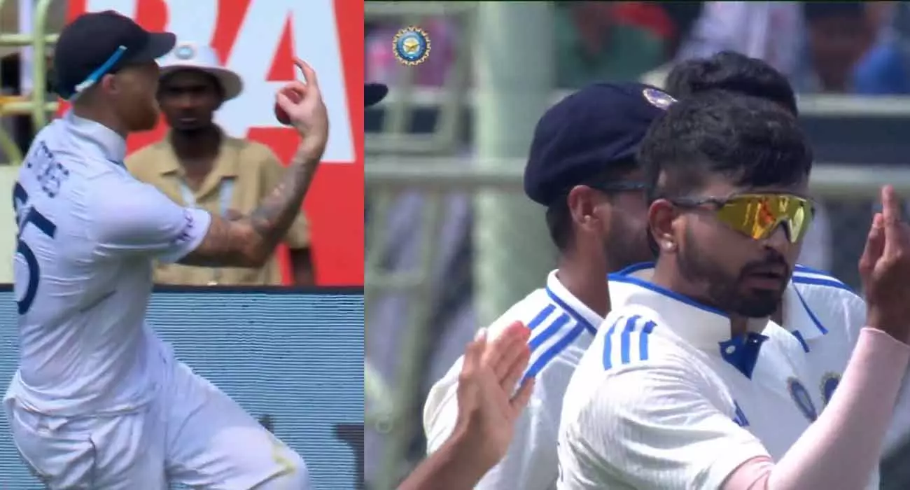 സ്റ്റോക്‌സിന് മറുപടി അതേ നാണയത്തിൽ; അയ്യരുടെ ഫിംഗർ ആഘോഷം ഏറ്റെടുത്ത് ആരാധകർ