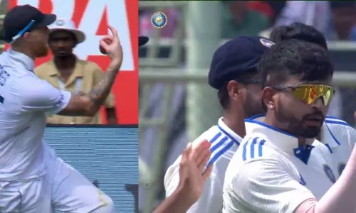 സ്റ്റോക്‌സിന് മറുപടി അതേ നാണയത്തിൽ; അയ്യരുടെ ഫിംഗർ ആഘോഷം ഏറ്റെടുത്ത് ആരാധകർ