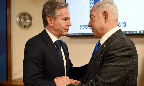 antony blinken and benjamin netanyahu