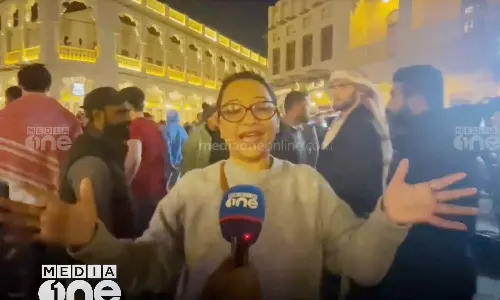 Qatari fans celebrates final entry in Asian Cup football